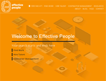 Tablet Screenshot of effectivepeople.com.au